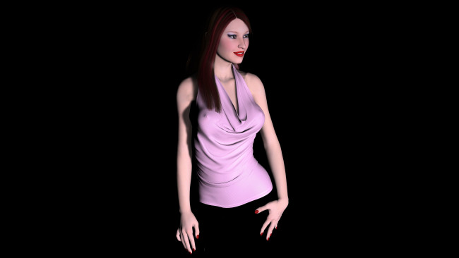 Обои картинки фото 3д графика, people , люди, девушка, фон, взгляд