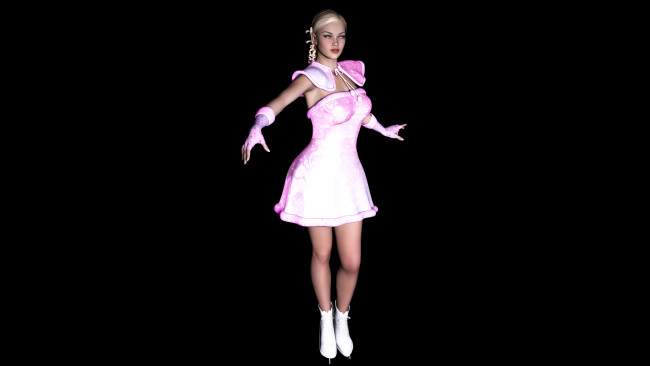 Обои картинки фото 3д графика, people , люди, фон, платье, взгляд, девушка