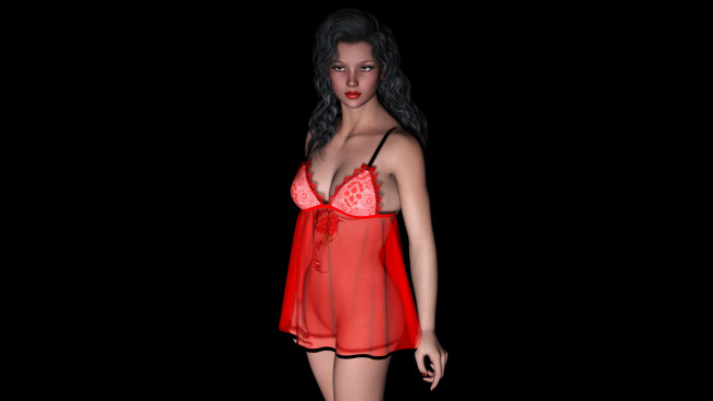 Обои картинки фото 3д графика, people , люди, фон, взгляд, девушка