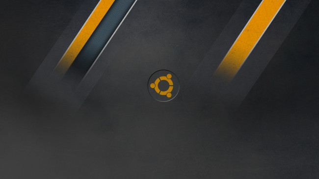 Обои картинки фото компьютеры, ubuntu linux, полосы, фон, логотип