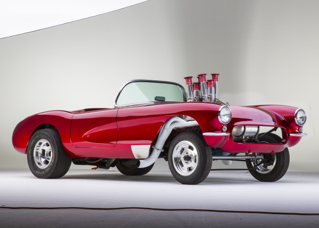 Обои картинки фото автомобили, corvette, dragster