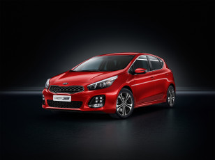 Картинка автомобили kia 2015г line ceed gt красный