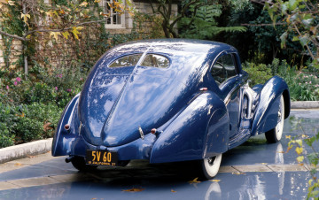 обоя delage d8 120 aerodynamic coupe par letourneur marchand, автомобили, delage