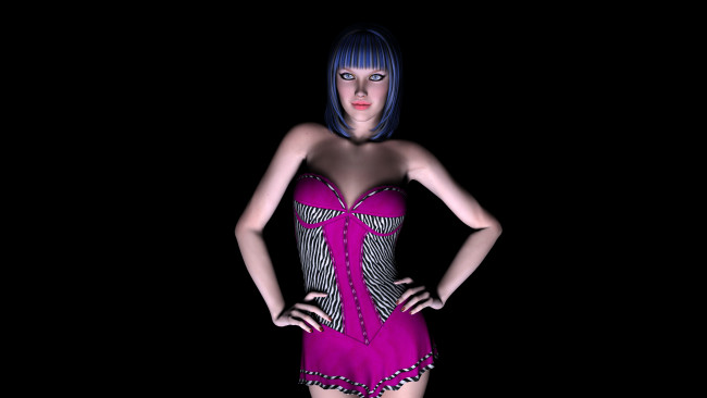 Обои картинки фото 3д графика, люди , people, фон, взгляд, девушка