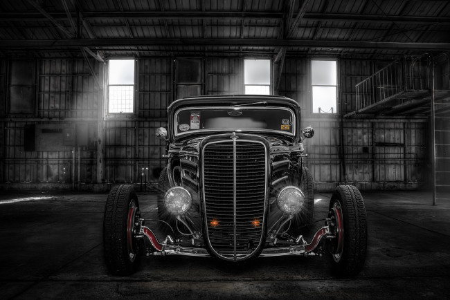 Обои картинки фото автомобили, custom classic car, hotrod