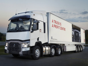 Картинка автомобили renault+trucks renault t 430 uk-spec 2013г