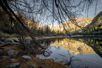 Картинка природа реки озера река лес горы