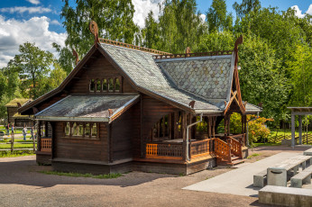 Картинка города -+здания +дома дом загородный