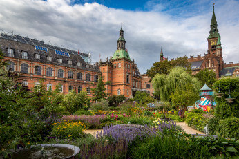 Картинка tivoli+gardens города копенгаген+ дания парк