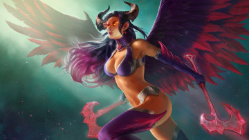 Картинка видео+игры juggernaut demoness lishet wars игра крылья демонесса