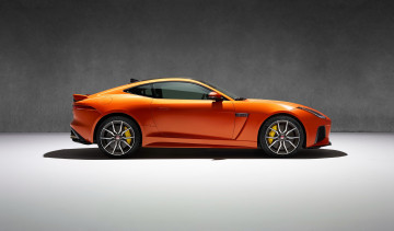 обоя автомобили, jaguar, svr, f-type, 2016г, coupе