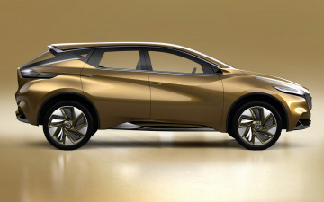 обоя 2013 nissan resonance concept, автомобили, 3д, 2013, nissan, resonance, concept, золотистый