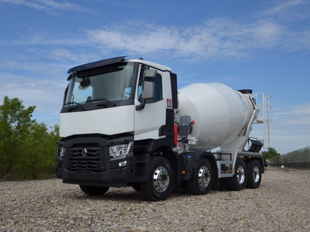Обои картинки фото автомобили, renault trucks, renault, c, 430, mixer, 2013г