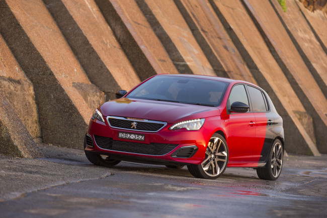 Обои картинки фото автомобили, peugeot, 2016г, au-spec, 308, gti