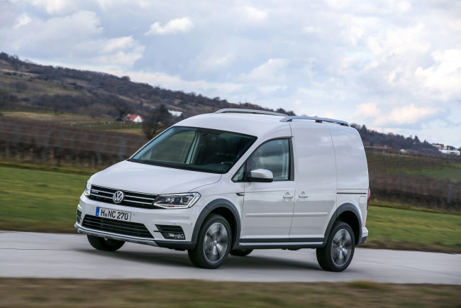 Обои картинки фото автомобили, volkswagen, caddy, kasten, alltrack, 2015г