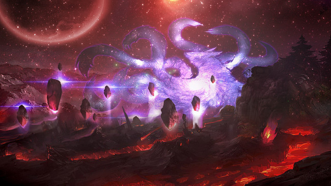 Обои картинки фото видео игры, ~~~другое~~~, dream, of, the, three, countries, дракон