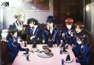 Картинка аниме k+project проект кей