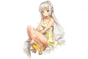 Картинка аниме unknown +другое+ фон взгляд девушка