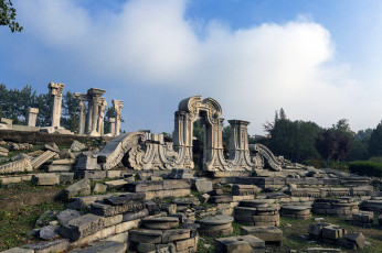 Картинка города -+исторические +архитектурные+памятники beijing yuanmingyuan ruins park