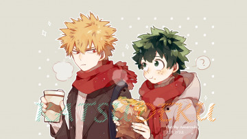 Картинка аниме boku+no+hero+academia amarouhi boku no hero academia midoriya izuku bakugou katsuki