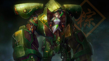 Картинка фэнтези роботы +киборги +механизмы робот девушка