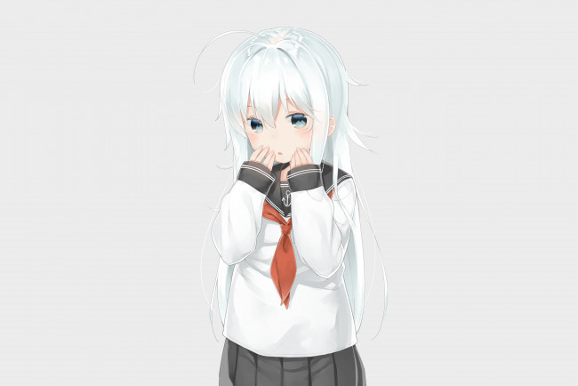 Обои картинки фото аниме, kantai collection, девочка