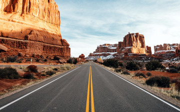 Картинка природа дороги шоссе горы