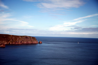 Картинка бретань франция природа побережье