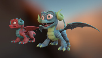 Картинка skylanders+imaginators видео+игры ---другое дракончики