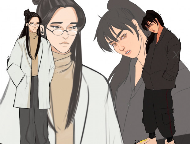 Обои картинки фото сюэ ян и сяо синчень, аниме, mo dao zu shi, the, untamed, неукротимый, повелитель, чэньцин, мосян, тунсю, mo, dao, zu, shi, магистр, дьявольского, культа