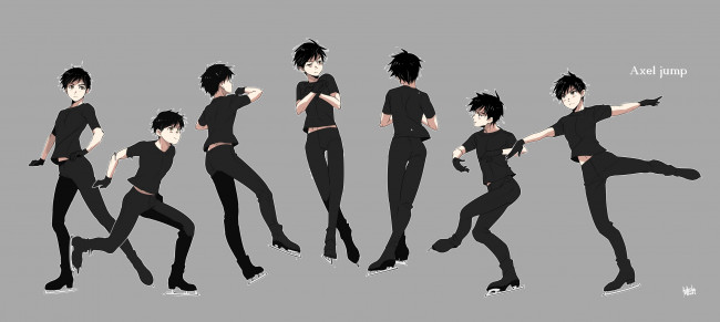 Обои картинки фото аниме, yuri on ice, katsuki, yuuri