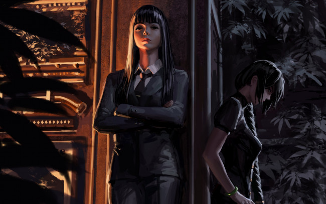 Обои картинки фото guweiz, рисованное, девушка