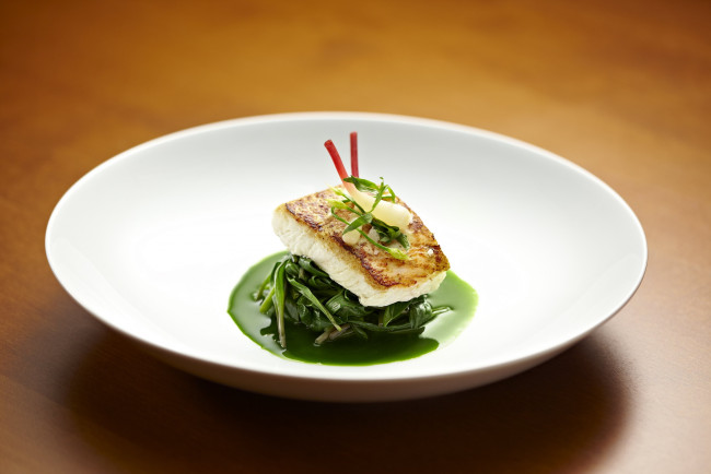 Обои картинки фото еда, рыбные блюда,  с морепродуктами, халибут, палтус