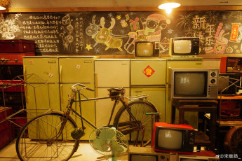 Картинка разное ретро +винтаж велосипед