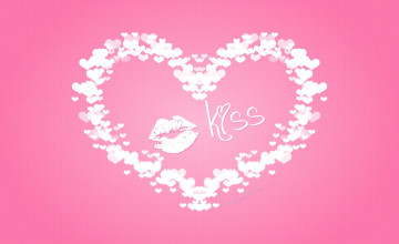 Картинка векторная+графика сердечки+ hearts сердечко поцелуй