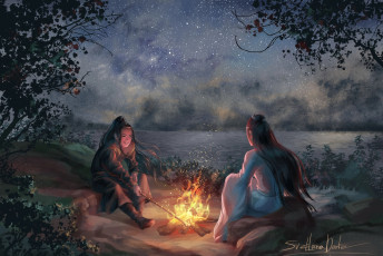 Картинка рисованное кино +мультфильмы сюэ ян ван хао сюань ибо лань чжань