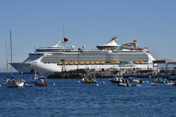 обоя корабли, разные вместе, круизный, лайнер, катера