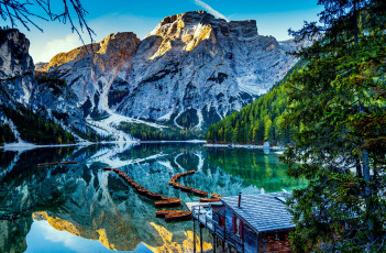 Картинка pragser+wildsee корабли лодки +шлюпки pragser wildsee