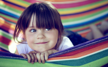 Картинка разное дети девочка лицо гамак