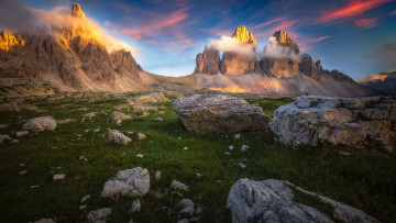 Картинка the+dolomites italy природа горы the dolomites