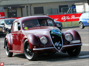 Картинка alfa romeo 6c автомобили классика