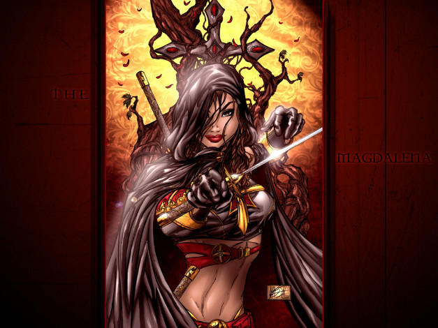 Обои картинки фото фэнтези, девушки