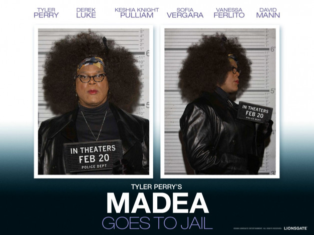 Обои картинки фото madea, goes, to, jail, кино, фильмы
