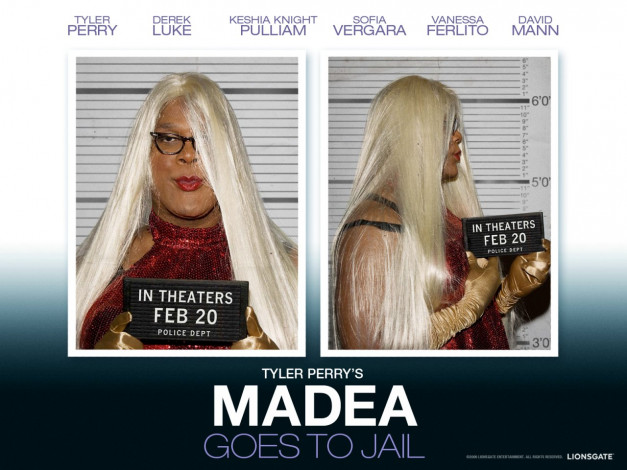 Обои картинки фото madea, goes, to, jail, кино, фильмы