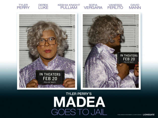 Обои картинки фото madea, goes, to, jail, кино, фильмы