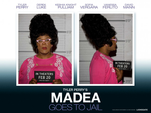 Обои картинки фото madea, goes, to, jail, кино, фильмы