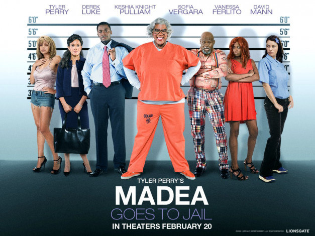 Обои картинки фото madea, goes, to, jail, кино, фильмы
