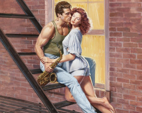 Картинка рисованные люди