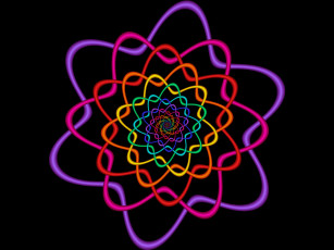 Картинка 3д графика fractal фракталы узор