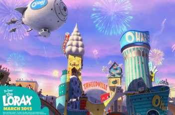 Картинка мультфильмы dr seuss` the lorax  seuss